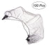 Tinksky 100pcs Hair Nets, Invisible Elastic Edge Mesh Dress-up Accessories (Black)