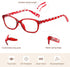 EYEGUARD Polka Dots Fashion Ladies Reading Glasses - 4 Pairs Spring Hinge Readers for Women