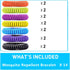14 Pack Mosquito Bracelets for Kids Adults - Nature Citronella, Lemongrass, Eucalyptus, Up to 350 Hour Protection