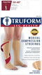 Truform Compression Stockings 30-40 mmHg, Knee High, Open Toe, Black, 3X-Large for Men and Women