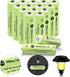 JiajaX Rechargeable AA Batteries, Ni-MH AA 900mAh Rechargeable Batteries, Double A 1.2v Solar