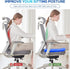 Helishy Gel Seat Cushion - Non-Slip Egg Seat Cushion Chair Pads - Office Chair Car Seat Cushion for Sciatica & Back