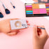 Makeup Mixing Palette, Stainless Steel Foundation Palette with Spatula for Professional Cosmetic Mixing