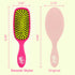 Wet Brush Shine Enhancer Hair Brush, Pink - Ultra-soft IntelliFlex and Natural Boar Bristles for Shiny Hair