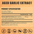 YLOTRE 7500mg Immune 300 (1) Elare Aged Garlic Extract, Organic Garlic Capsules Supplement, Potent Heart & Support