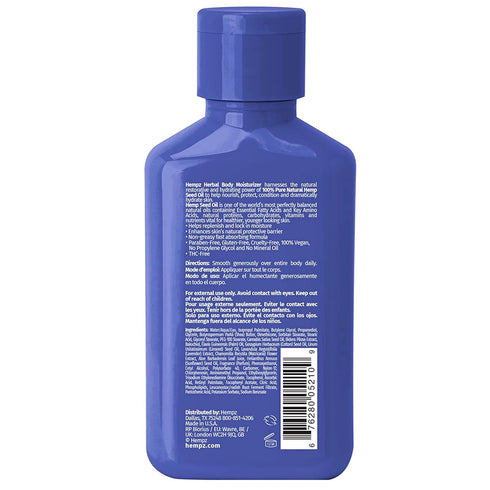 Hempz Mini Daily Moisturizing Cream, Lavender & Chamomile, 2.25 Fl Oz, Shea Butter, Aloe