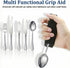 SHFGYG 2 PCS Universal Cuff,Universal Hand Strap for Holding Utensils,Adjustable Spoon Fork Holder Strap, Useful