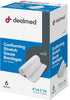 Dealmed 6" Non-Sterile Conforming Stretch Gauze Bandages, 4.1 Yards, Latex Free Medical Wound Care