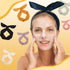 Wire Headbands for Women, Solid Color Wire Hair Wraps with 8PCS Twist Bow Headband Hair Accessories