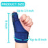 Trigger Thumb Splints, Thumb Spica Support Brace for Carpal Tunnel and Arthritis Pain Relief, Left or Right Hand