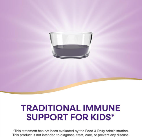 Nature's Way Sambucus Elderberry Immune Syrup for Ages 1+, USDA Certified Organic, Black Elderberry Extract, 4 Fl Oz