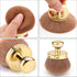 Large Oval Self Tanning Brush, Body Makeup Tan Brush with Wide Head, Sunscreen Applicator for Legs Arms Face Body (Gold)