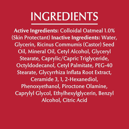 Eucerin Eczema Relief Body Cream with Colloidal Oatmeal, Ceramide-3 and Licorice Root Extract, 14 Oz Tube