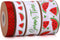 Watermelon Satin Craft Ribbon 40 Yards Red Green Black Fruit Printed for Gift Wrapping, DIY Bows, Party Decorations