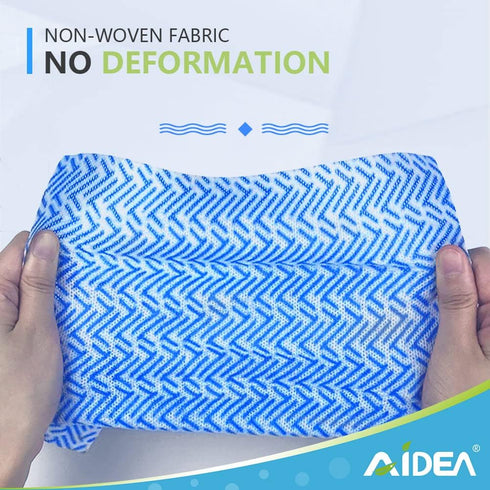 AIDEA 80Ct Cleaning Wipes, Multi-Purpose Reusable Cloths, Domestic Cleaning Towels, Dish Cloths, 12''x24''