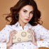 3 Pcs Corduroy Cosmetic Bag, Smile Face Aesthetic Preppy Makeup Organizer for Women, Travel Pouch (White, Gray, Yellow)