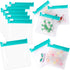 Sliverdew 12 PCS Zippered Reusable Pill Storage Pouch Bags - Clear Plastic Pill