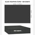 300 Sheets Kraft Tissue Paper 14 x 20 Inches Wrapping Paper Bulk Tissue Paper Decorative for School Baby Shower Weddings Birthday DIY Bags Christmas Gifts(Black)