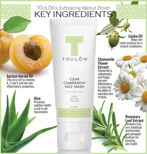 TOULON Aloe Vera Face Wash, Anti Aging Cleanser for Oily Skin & Clear Complexion
