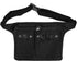 VOCOSTE Barber Hair Stylist Waist Belt, Canvas Tools Storage Apron Belt for Hairdressers, Black