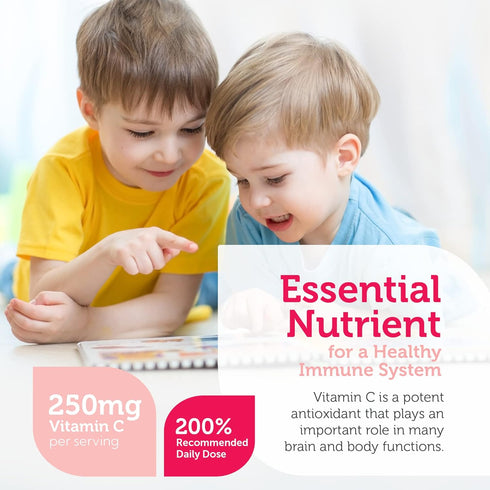 Zahler Junior C Advanced Chewable Vitamin C for Kids, Immune Support in Delicious Orange Flavor, 90 Count