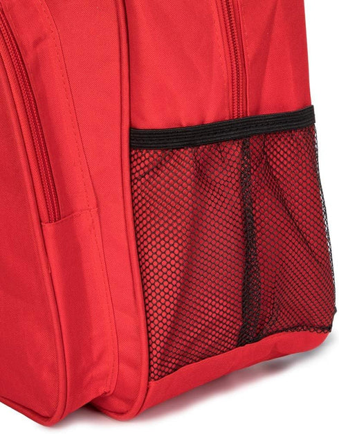 Jipemtra Backpack 3) Red Emergency First Aid Bag Empty Medical Treatment First Responder Trauma Bags (Red