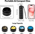 Metal Waterproof Weekly Pill Organizer, 7 Day Large Aluminum Alloy Travel Pill Box, Portable Case for Vitamins and