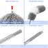 Microfiber Duster Kit, 19 Pcs with 30 to 100 Inches Extension Pole, Washable Feather Duster for Cleaning Ceiling Fans