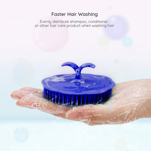 Segbeauty Hair Scalp Brush, 2Pcs Palm Massage Shampoo Brushes, Men Beard Comb Scalp Scrubber for Washing Hair
