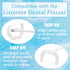 Ultraclean Access Flosser Refill Heads, Snap-On Dental Flosser Refill Heads for Proper Oral Care & Hygiene, 110PCS