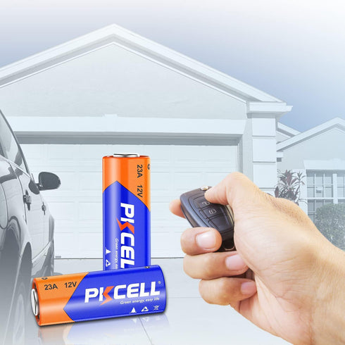 PKCELL 23A 12 10-Pack, 23A 12V PKECLL Volt Battery Alkaline Battery for Remote, Ceiling Fan, Garage Door Opener