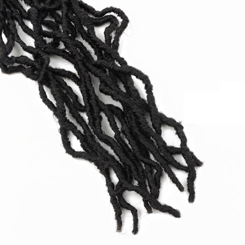 LMZIM 26 inch Soft Locs Crochet Hair - Pre Looped 7 Packs Faux Locs Crochet Braids Synthetic Hair Extensions for Black
