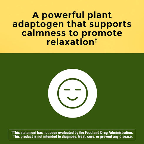 Nature Made Ashwagandha Capsules, 125mg for Stress Support, 60 Capsules, 60 Day Supply