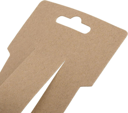 PATIKIL Hair Clip Display Cards - 200 Pack Paper Cardboard Holder for Jewelry Hair Accessories Organizing