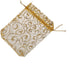 Wedding Favors Small Gift Bags, 100pcs Gold Organza Bags 3.9x4.7 Inch (10x12cm) for Party Favor Bags