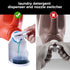 KERZEAT Nozzle Laundry Detergent Dispenser Cup Holder & Force-Saving Switch, Drip Catcher, Soap Dispenser, Room