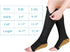 WOGOSVOR Compression Socks Open Toe Stockings