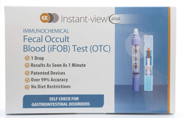 Instant-view Plus Immunochemical Fecal Occult Blood (FIT or iFOB) Home Test and