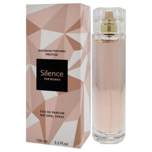 New Brand Perfumes Silence EDP Spray for Women, 3.3 oz