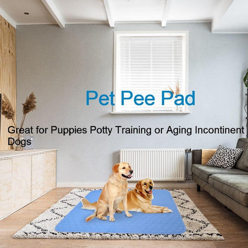 2PCS Large Reusable Underpads 34" x 36", Upgrade Cooling Waterproof Bed Pads for Incontinent, Potty Training