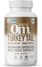 OM MUSHROOM SUPERFOOD Turkey Tail Mushroom Capsules - 90 Count Superfood Supplement for Immune Support, Gut Health &