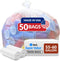 Reli. SuperValue Heavy Duty Trash Bags, 55-60 Gallon, Clear, 50 Count, Made in USA, Multi-Use Garbage Bags