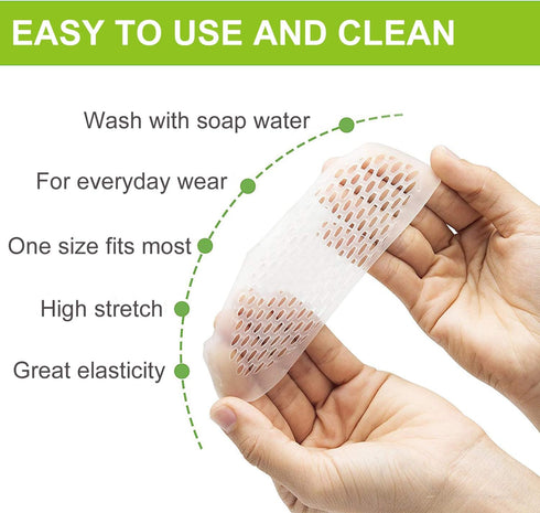 Gel Metatarsal Cushion Pads, Toe Separators Bunion Splint Pads for Hallux Valgus and Hammer Toe