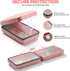 OUVBTX 8 Daily Pill Organizer, Compartments Portable Pill Case Travel Pill Organizer, Pill Container Large for Purse