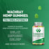 3 Packs Organic Hemp Gummies, 7,500,000 High Strength, High Potency Hemp Oil Infused Gummies, Natural Hemp Candy