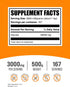 BulkSupplements Glycine Powder, 3000mg per Serving, Pure & Gluten Free, 500g