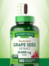 Nature's Truth Grape Seed Extract 24,000mg - 180 Capsules, Standardized Extract Supplement, Non-GMO & Gluten Free