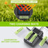 Porvoo AA 600mAh Ni-MH Rechargeable Batteries 1.2V for Outdoor Solar Lights, Garden Lights, String Lights (12 Pack)