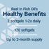 Life Extension Mega EPA/DHA, Omega-3 Fatty Acids, Heart & Brain Health, Non-GMO, 120 Softgels
