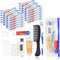 Hygiene Kit Bulk, Individually Packed Travel Hygiene Kit with Toothbrush, Toothpaste, Comb, Shampoo, Soap, Floss Picks